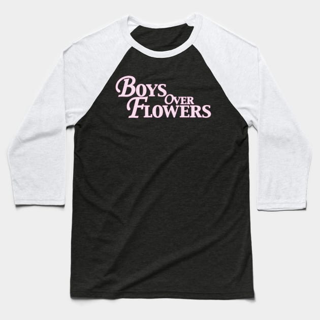 Boys Over Flowers Baseball T-Shirt by Vekster